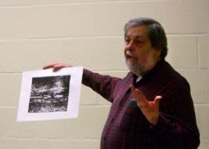 Tom Norulak talks about etching and print making, April, 2017.