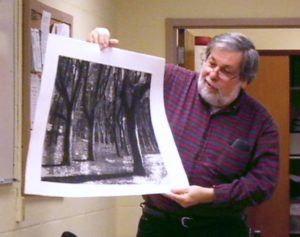 Tom Norulak talks about etching and print making, April, 2017.