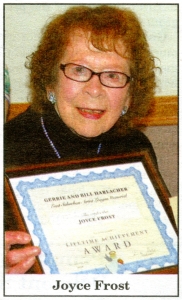 Joyce Frost Lifetime Achievement