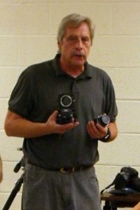 Bob Sudy speaking on macophotography, Nov. 2016.