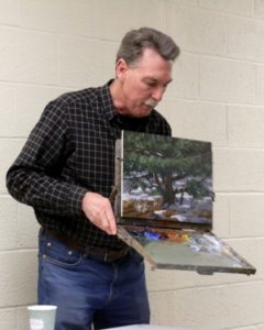 Ron Donoughe describes painting Pittsburgh neighborhoods to ESAL - March 2019